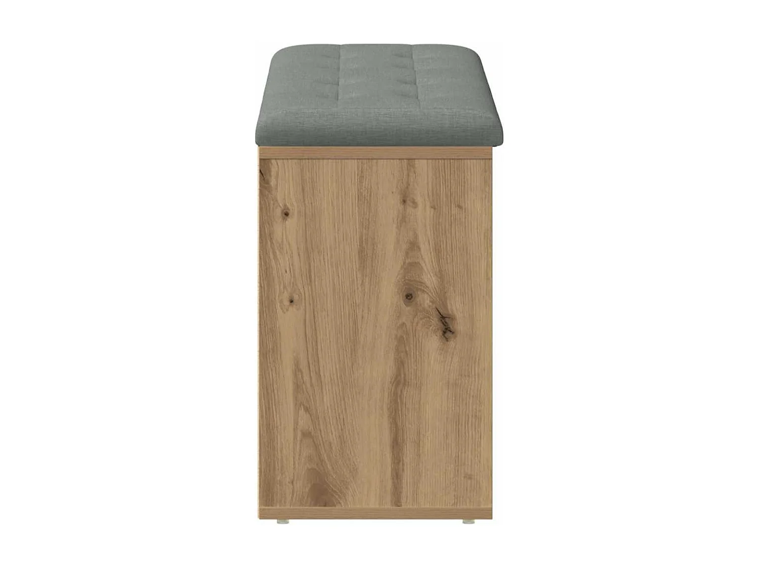 Banc à chaussures chêne artisanal 102x32x50cm bois d'ingénierie