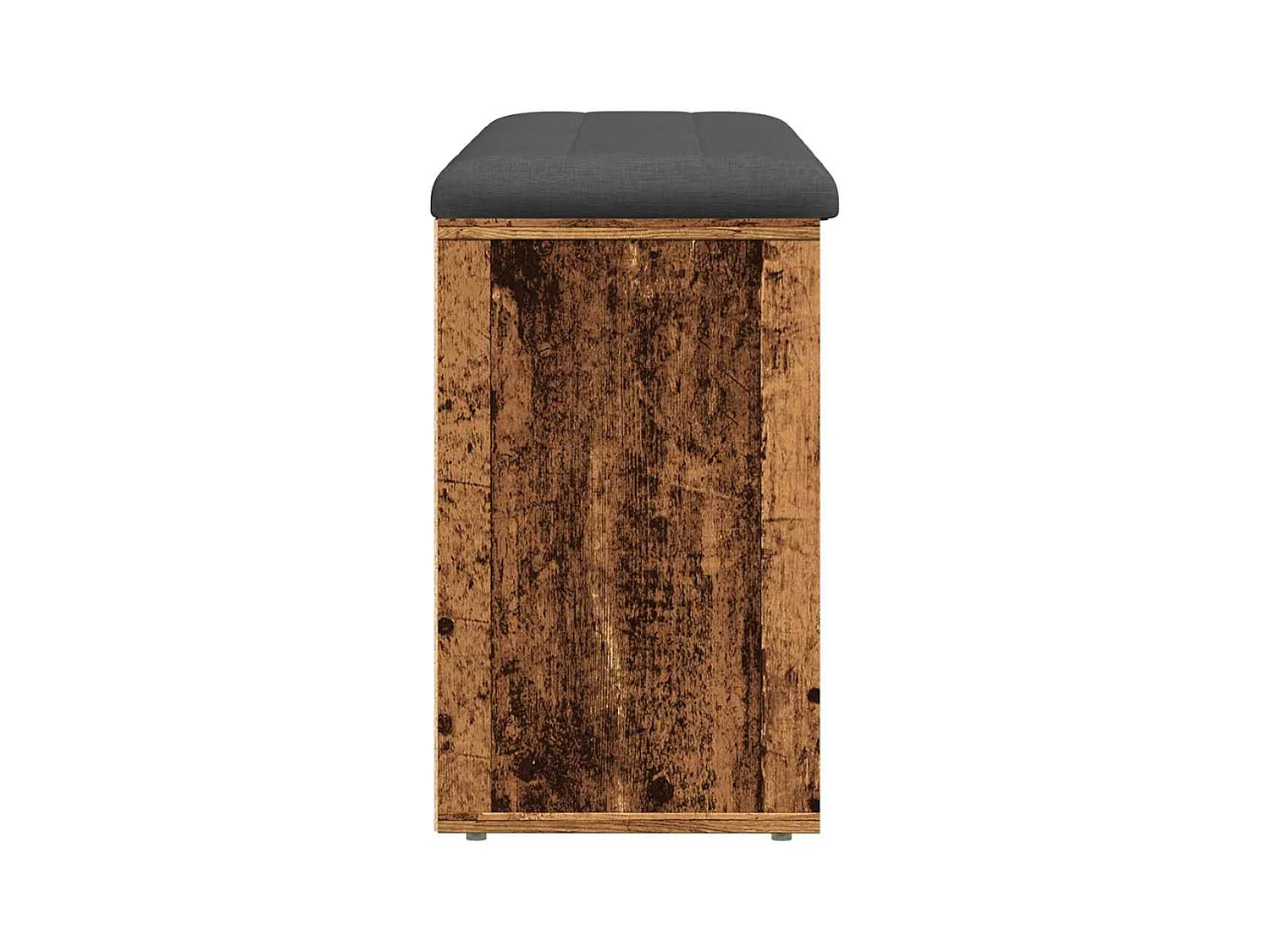 Banc à chaussures vieux bois 102x32x50 cm bois d'ingénierie