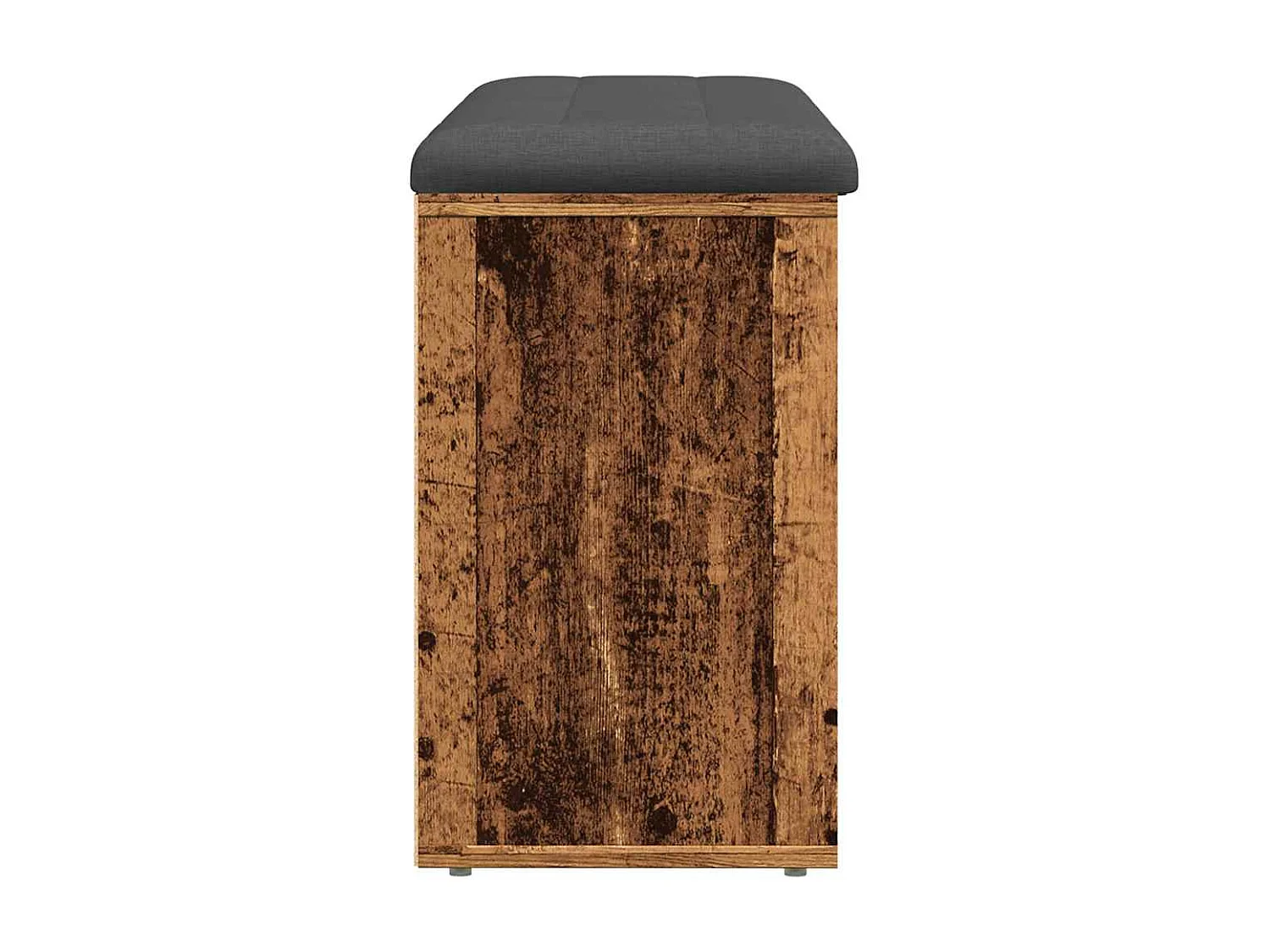 Banc à chaussures vieux bois 102x32x50 cm bois d'ingénierie