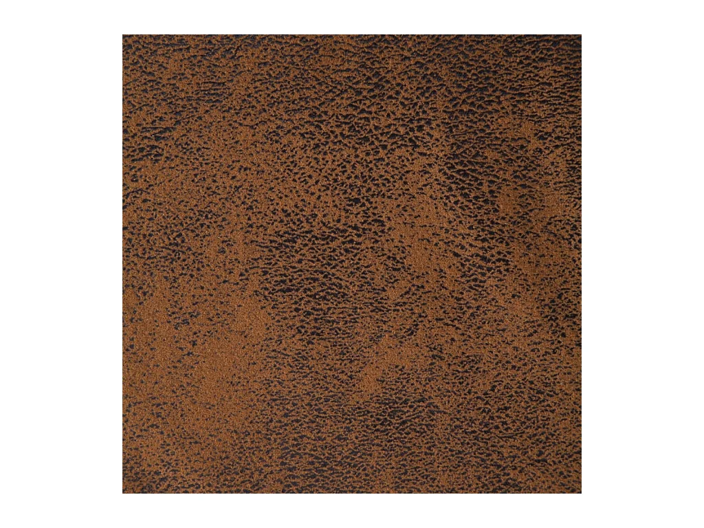 Banc 106 cm Marron Similicuir daim