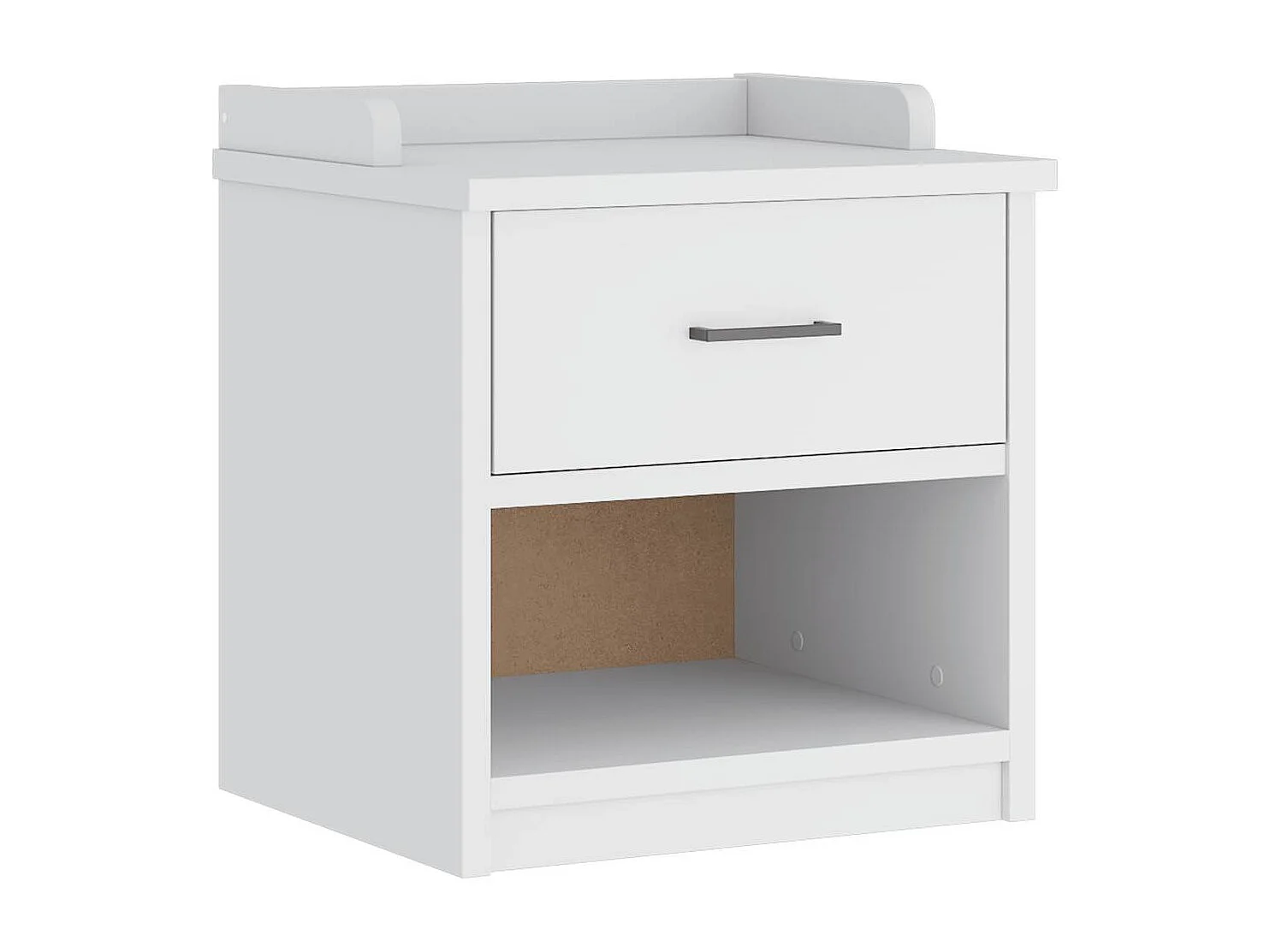 Banc de couloir SANDNES blanc 45x40x50 cm bois de pin massif