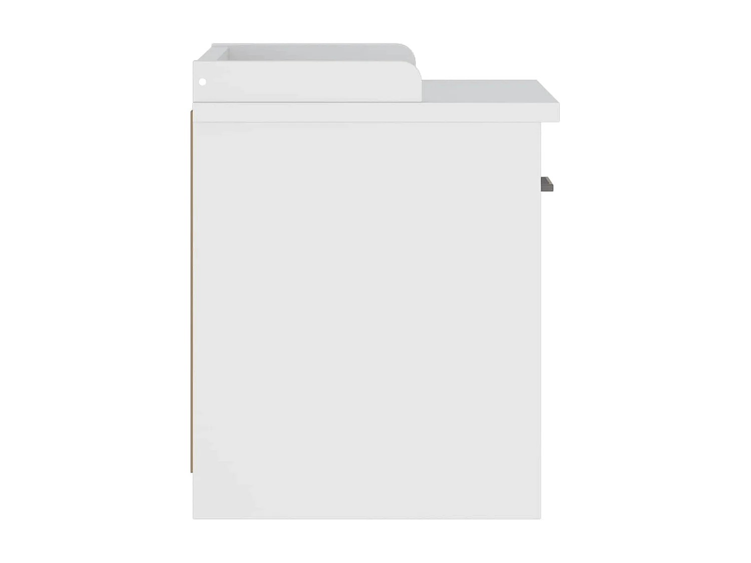 Banc de couloir SANDNES blanc 45x40x50 cm bois de pin massif