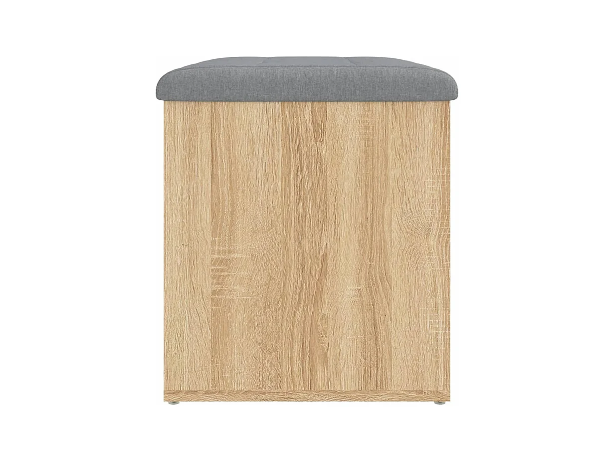 Banc de rangement chêne sonoma 62x42x45 cm bois d'ingénierie
