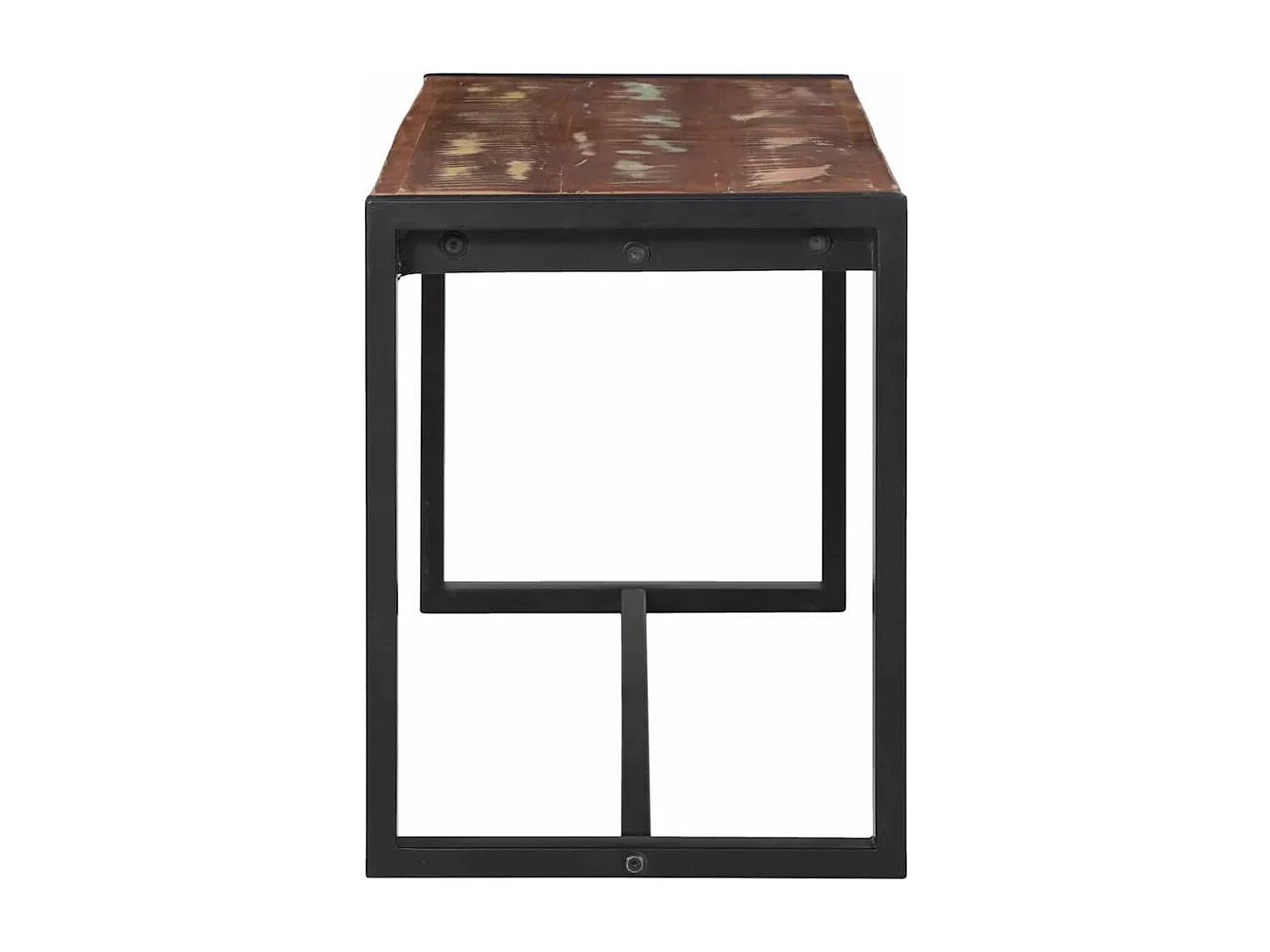 Banc Multicolore 100 x 35 x 45 cm Bois massif de récupération