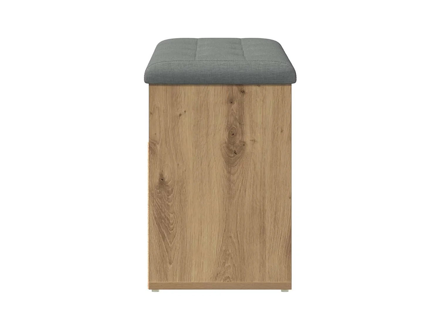 Banc à chaussures chêne artisanal 82x32x45,5 cm bois ingénierie