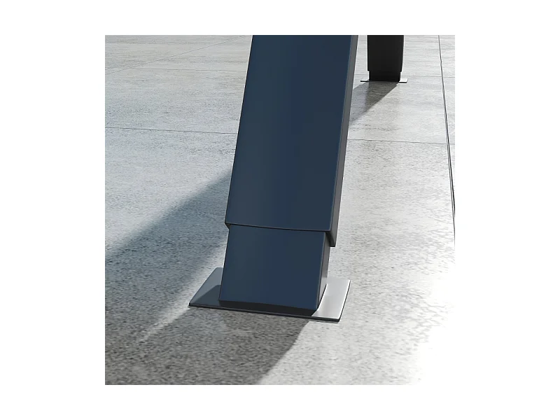 Chaise longue avec toit réglable, 2 places, cadre en métal, tissu polyester, crème (150x120x182 cm)