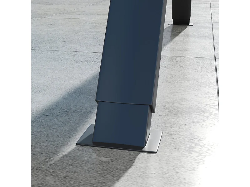 Chaise longue avec toit réglable, 2 places, cadre en métal, tissu polyester, crème (150x120x182 cm)