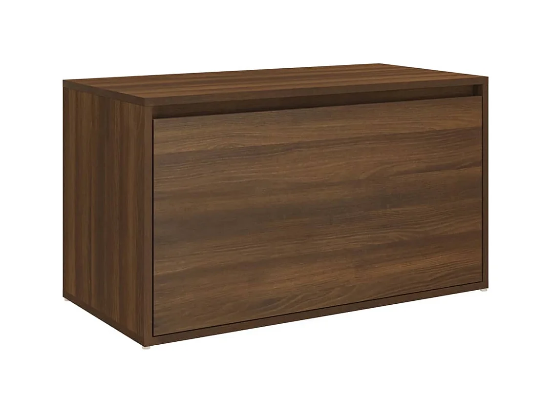 Eingangsbank 80x40x45 cm Braune Eiche Holzwerkstoff