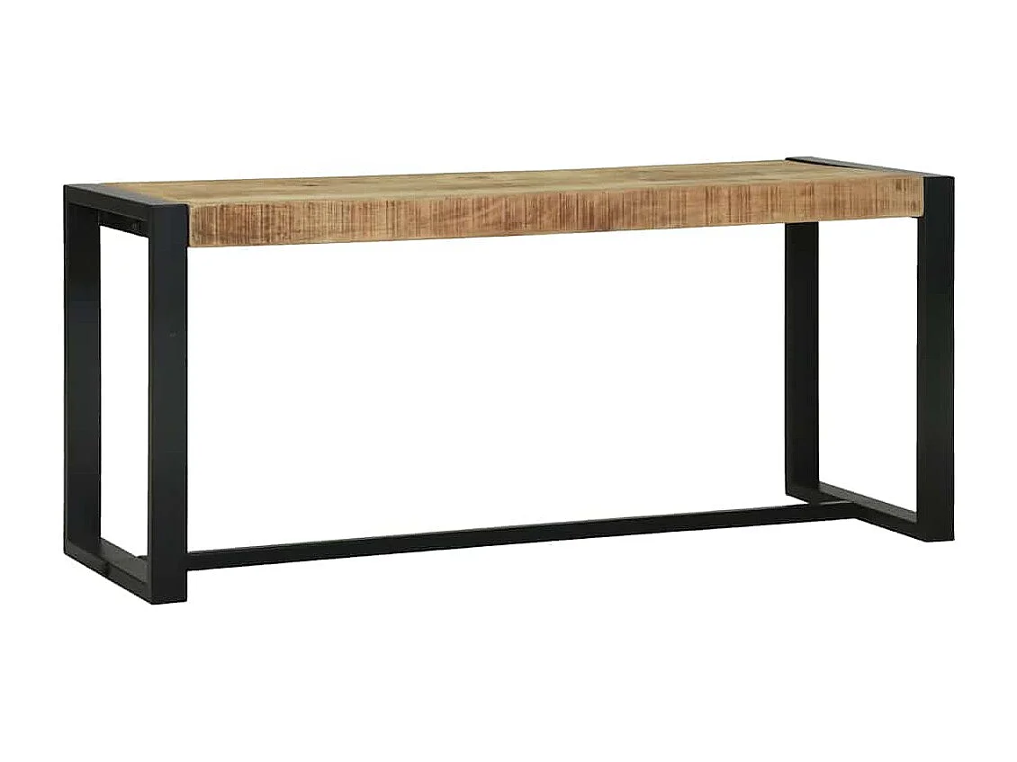 Banc Marron 100 x 35 x 45 cm Bois de manguier massif