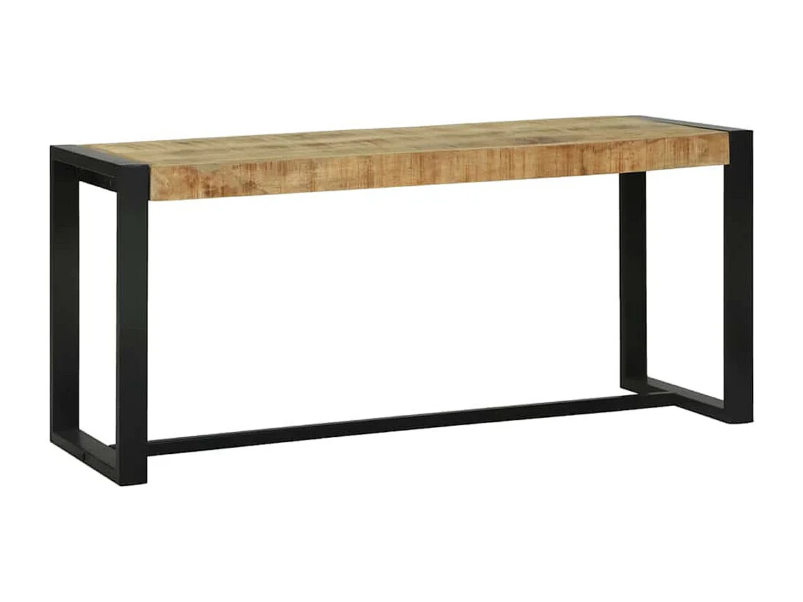 Banc Marron 100 x 35 x 45 cm Bois de manguier massif