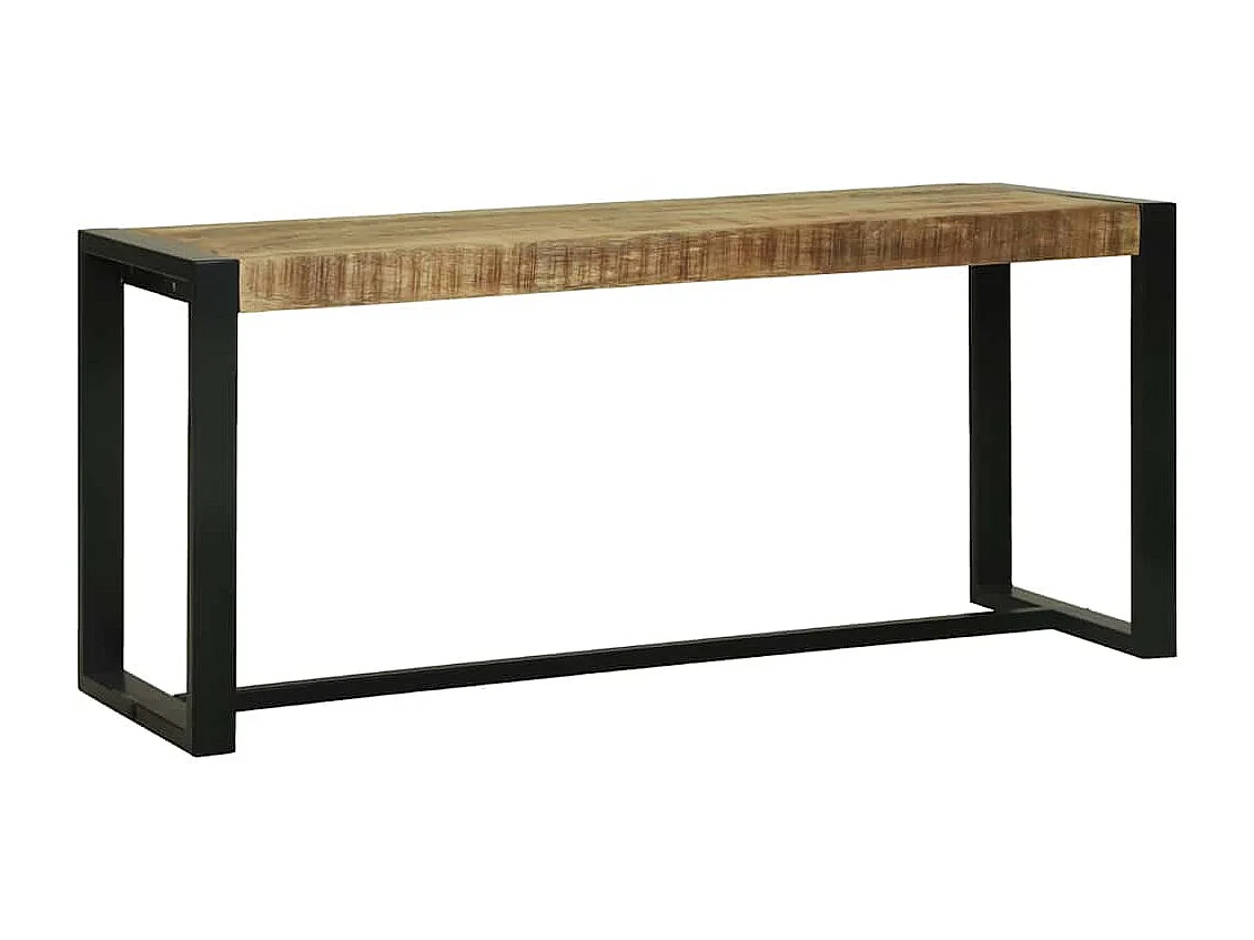Banc Marron 100 x 35 x 45 cm Bois de manguier massif