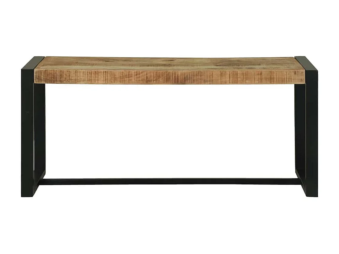 Banc Marron 100 x 35 x 45 cm Bois de manguier massif