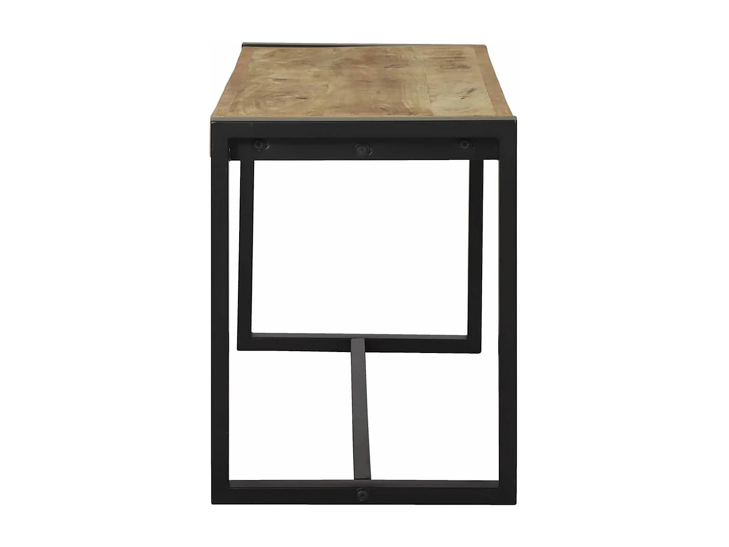 Banc Marron 100 x 35 x 45 cm Bois de manguier massif