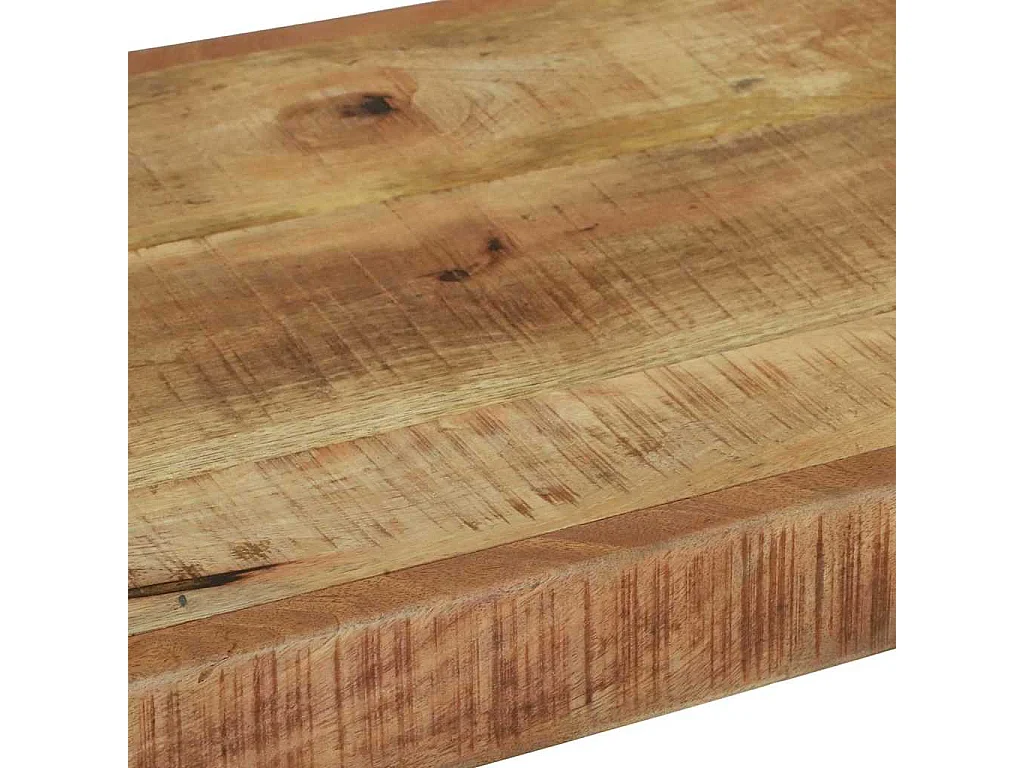 Banc Marron 100 x 35 x 45 cm Bois de manguier massif