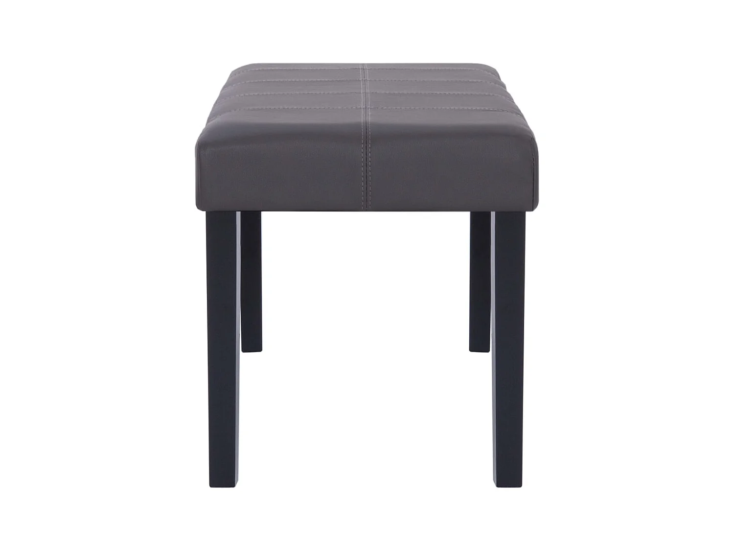 281309 Bank 106 cm Grijs Kunstleer