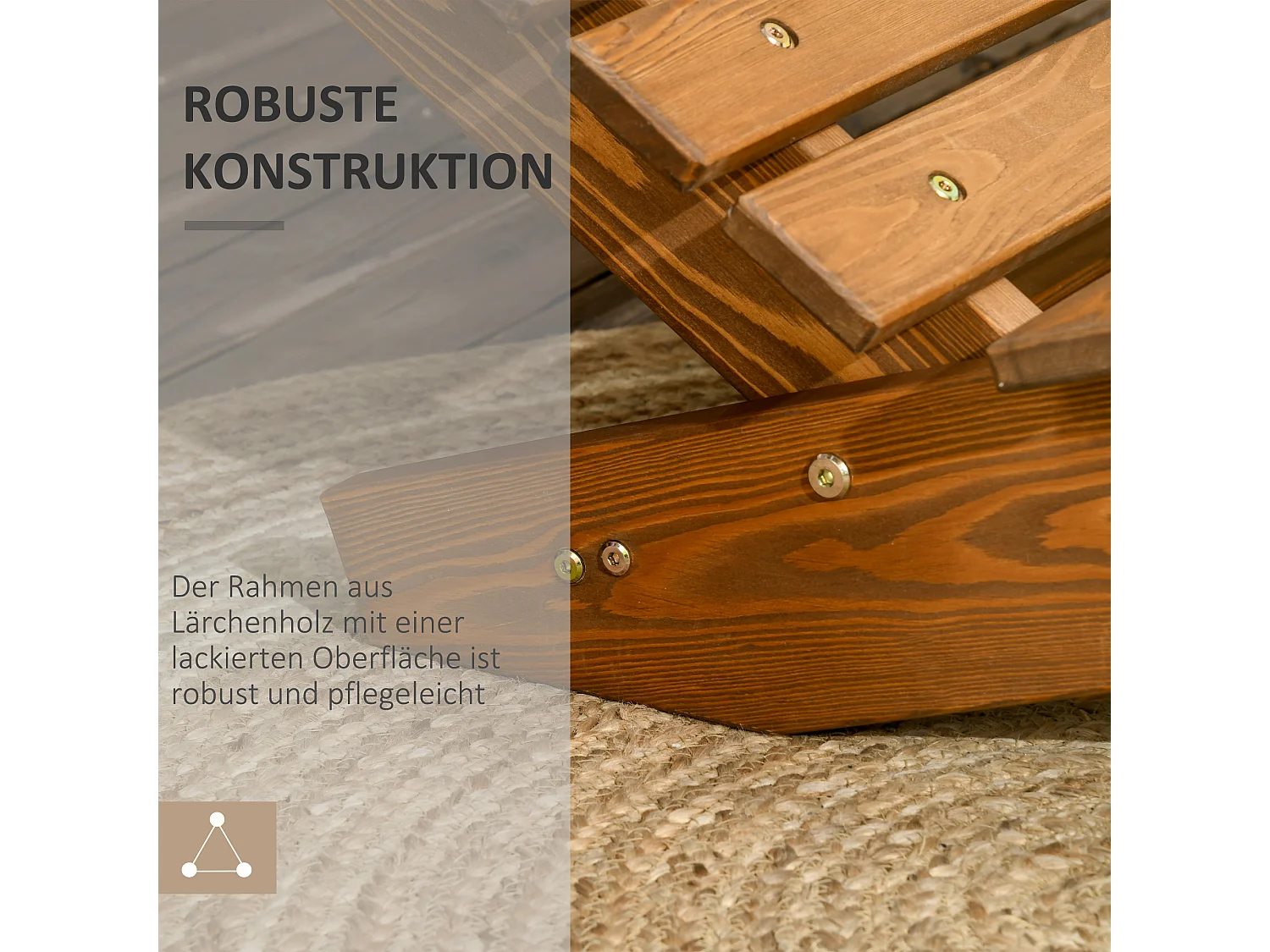 Chaise longue de jardin, en bois de teck, résistant aux intempéries, pour piscine et balcon, 120 kg (66x170x77 cm)