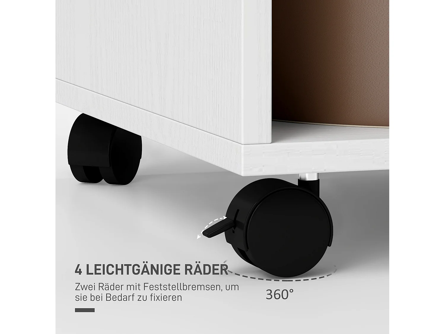 Armoire mobile pour vêtements, avec étagère, aluminium, blanc (60x40x127 cm)