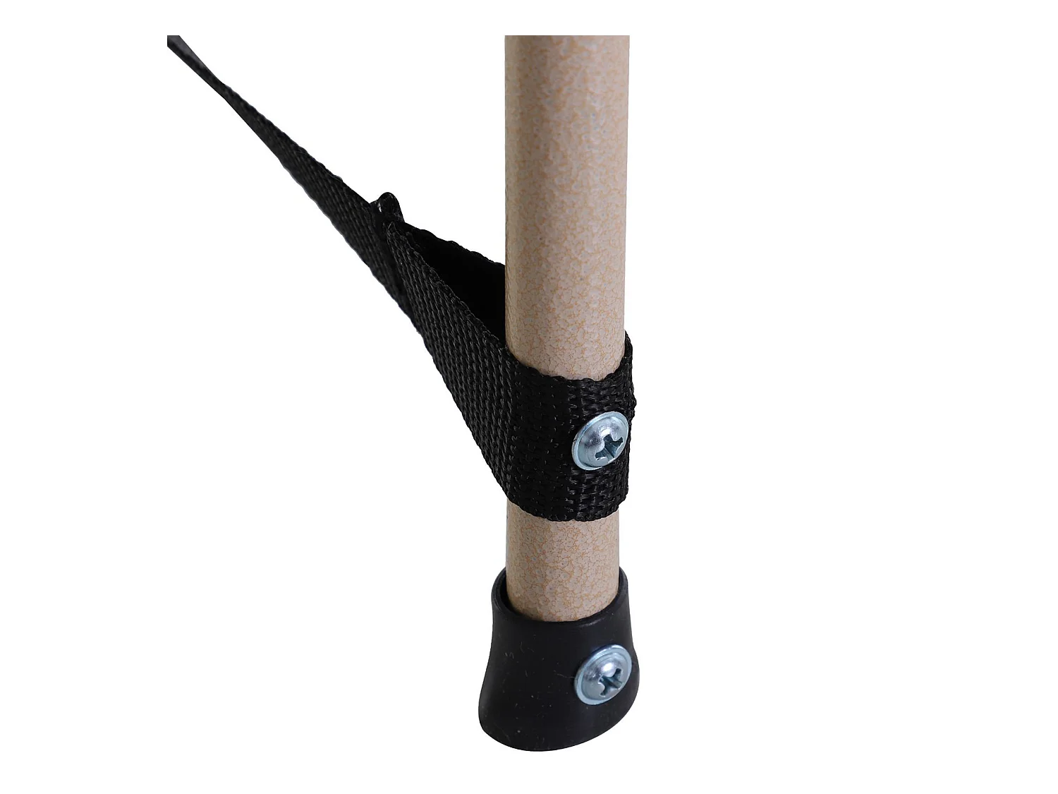 Lit de camping pliable avec sac de rangement, acier, polyester, gris (190x68x52 cm)