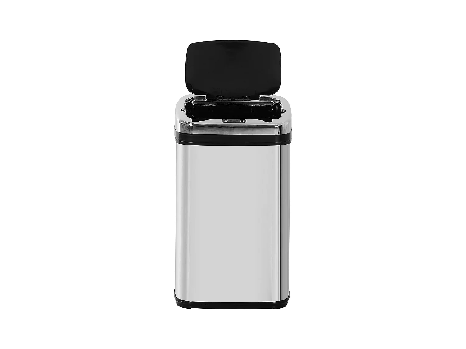 Automatische afvalbak 30L, IR-sensor, roestvrij staal, optioneel uitneembaar interieur, vierkant (33x25x58cm)