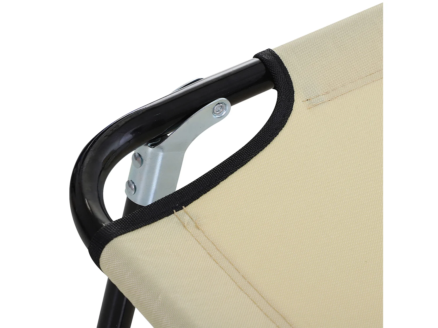 Chaise longue de jardin avec dossier réglable, acier, bleu, confortable et robuste (188x56x28cm)