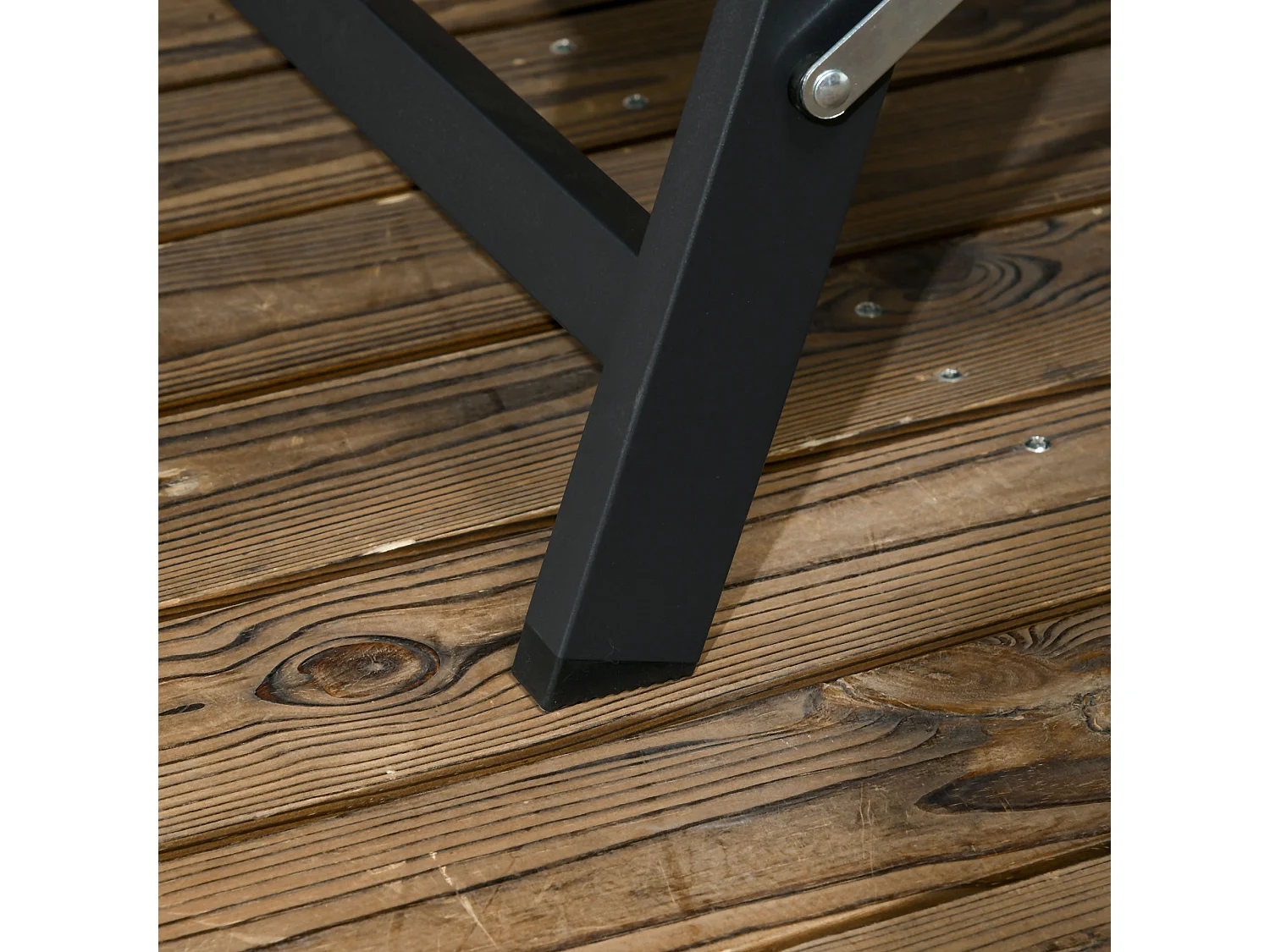 Transat avec roulettes, dossier réglable, lit de jardin en polyester et aluminium, bleu (195x165x102 cm)