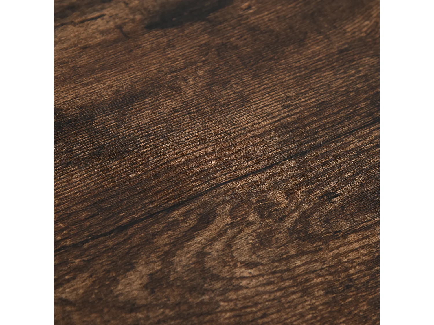 Set de table de bar avec 4 tabourets, design industriel, MDF et métal, marron/noir (100x60x88 cm)