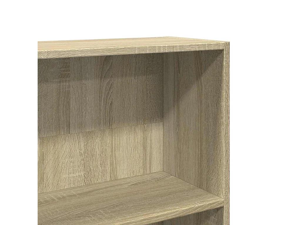 Bücherregal aus Sonoma-Eiche, 80 x 30 x 189 cm, Holzwerkstoff