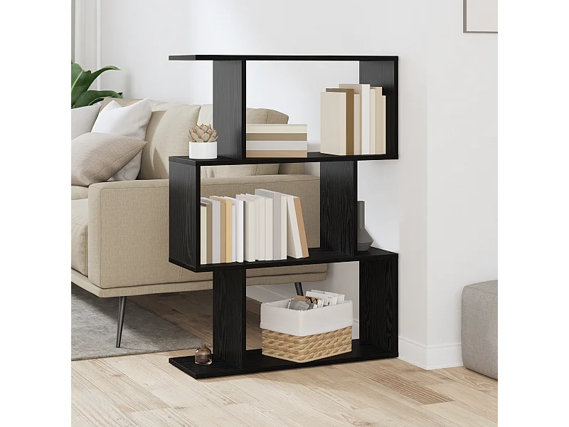 Bibliothèque Gris 70 x 14 x 97cm Bois d'ingénierie