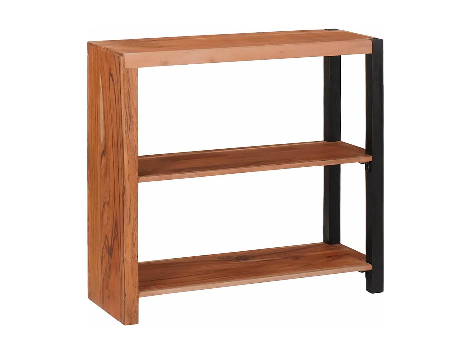 Libreria 80 x 30 x 110 cm in legno massello di acacia