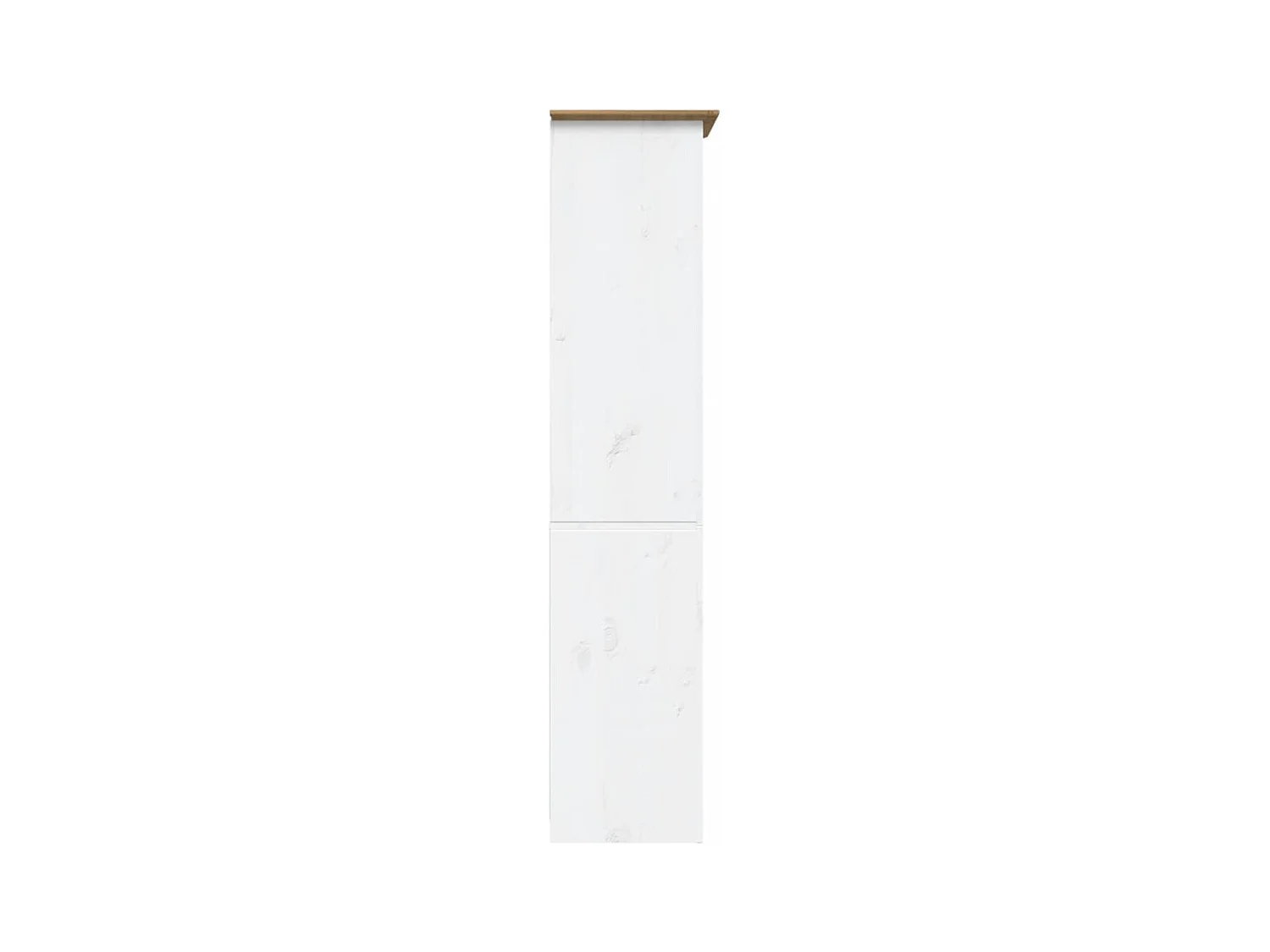 Bibliothèque BODO marron 82x40x173 cm bois pin massif 5 niveaux