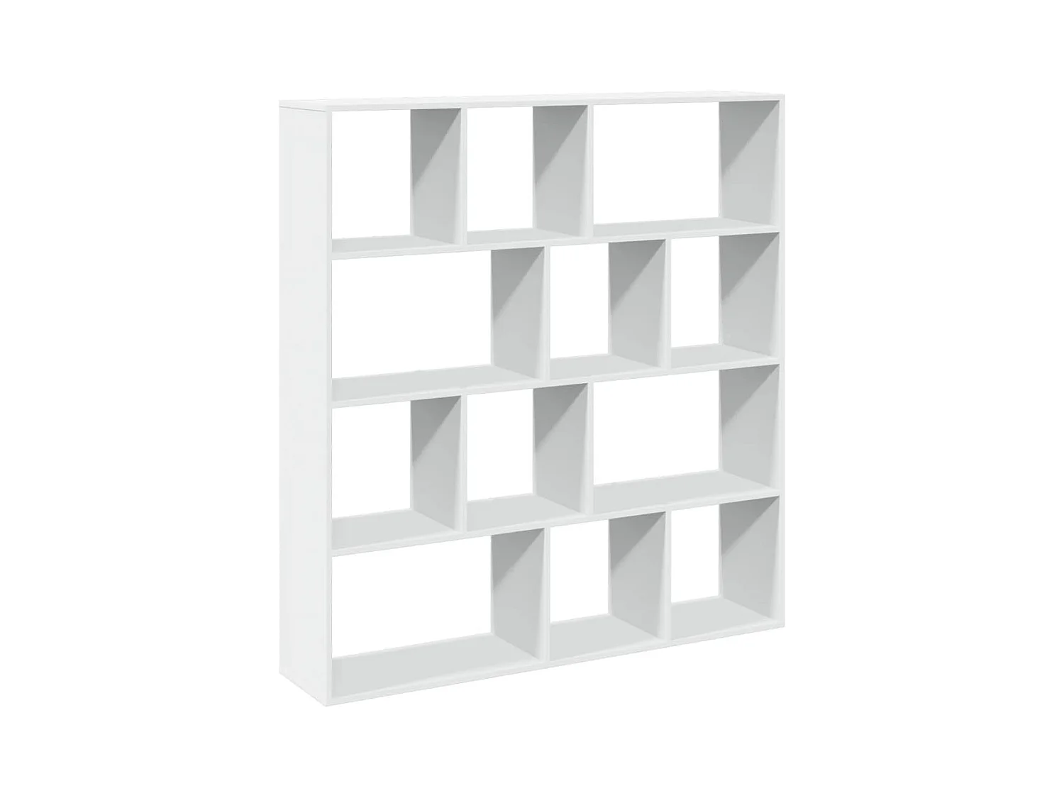 Libreria bianca 132x29x141,5 cm in legno ingegnerizzato