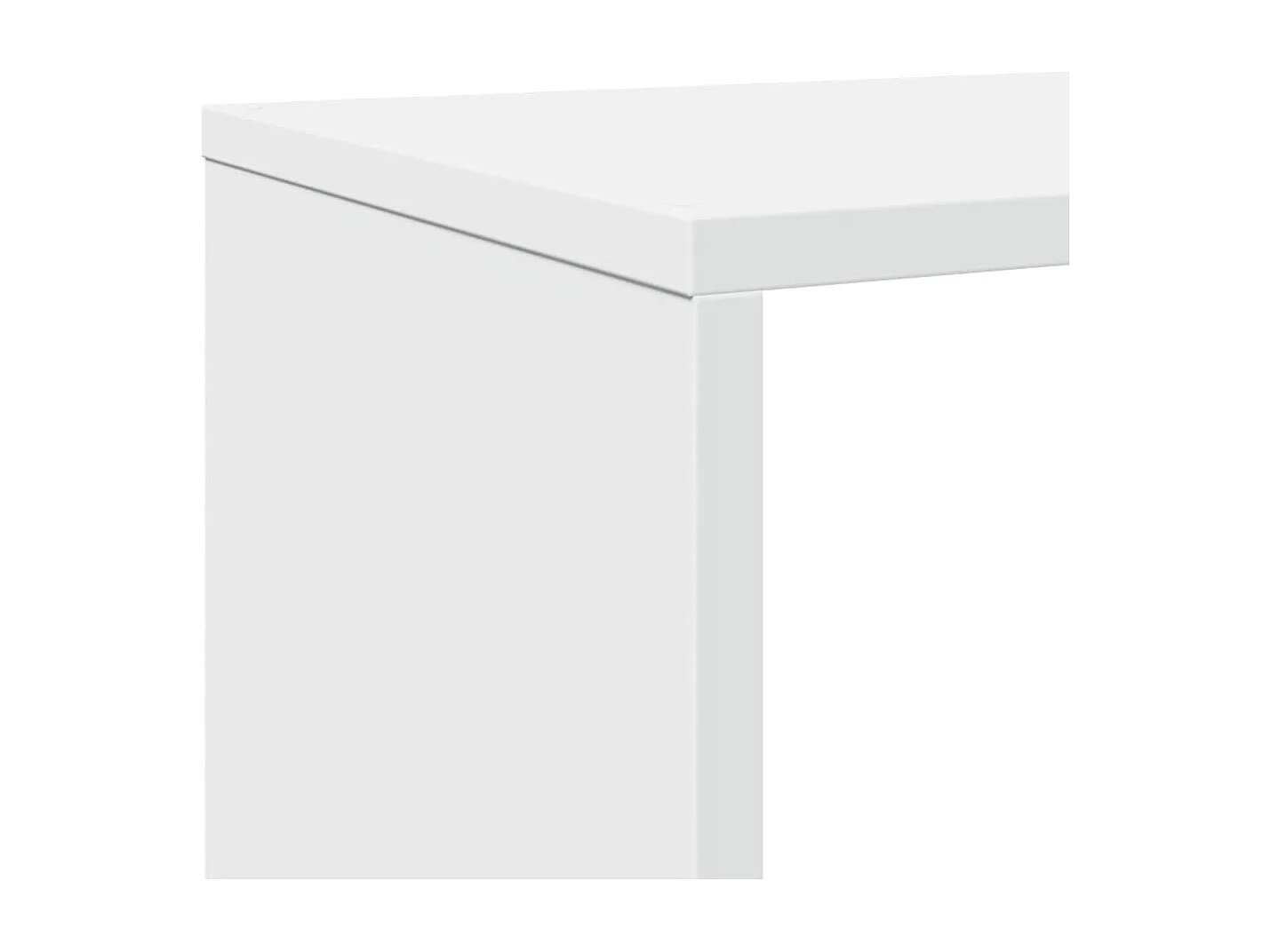 Libreria bianca 132x29x141,5 cm in legno ingegnerizzato