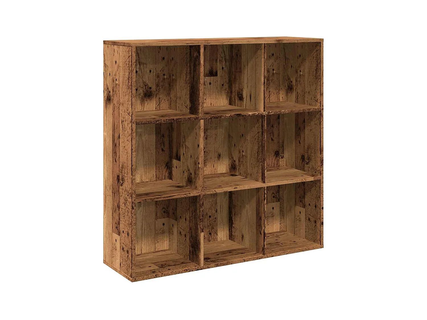 Armoire à livres vieux bois 98x29x97,5 cm