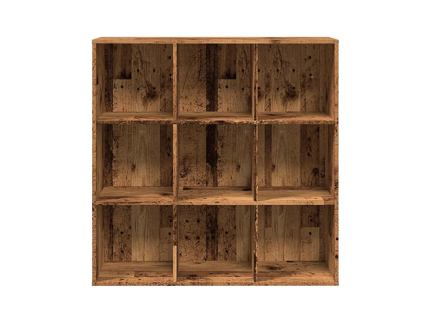 Armoire à livres vieux bois 98x29x97,5 cm