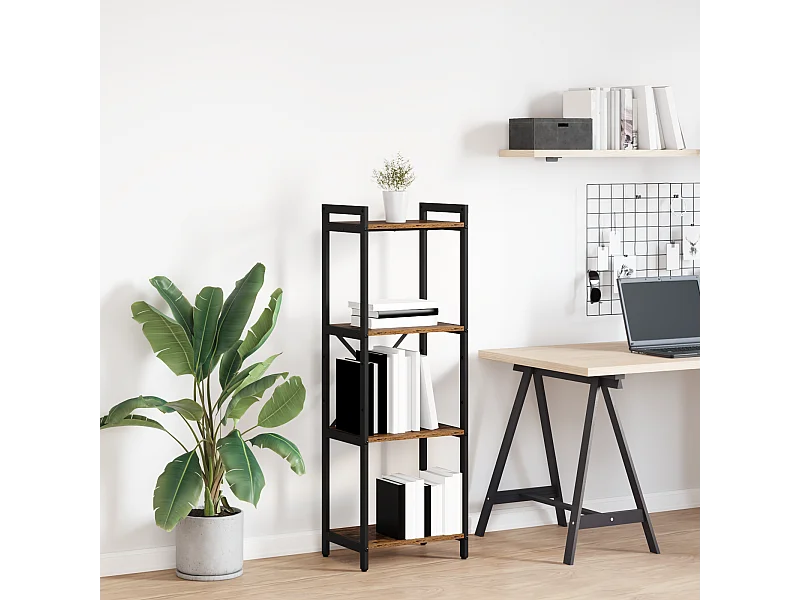 Boekenkast Antiek hout 40 x 30 x 118 cm Massief hout