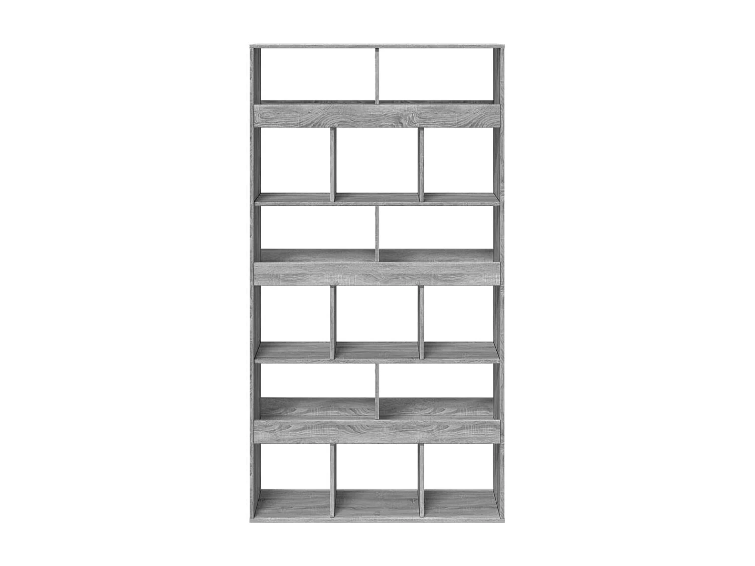 Librería Sonoma gris 100x33x187,5 cm madera de ingeniería