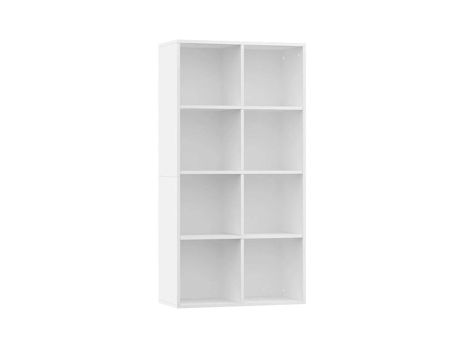 Bibliothèque/Buffet Blanc 66x30x130 cm Bois d'ingénierie