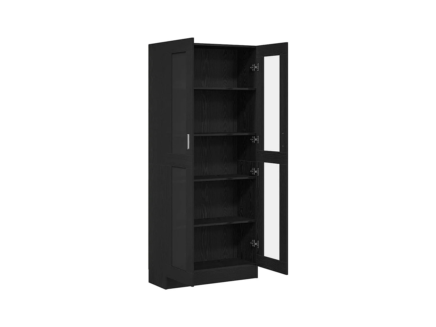 Bibliothèques 2 pcs Chêne Noir 82,5x30,5x185 cm Bois d'ingénierie