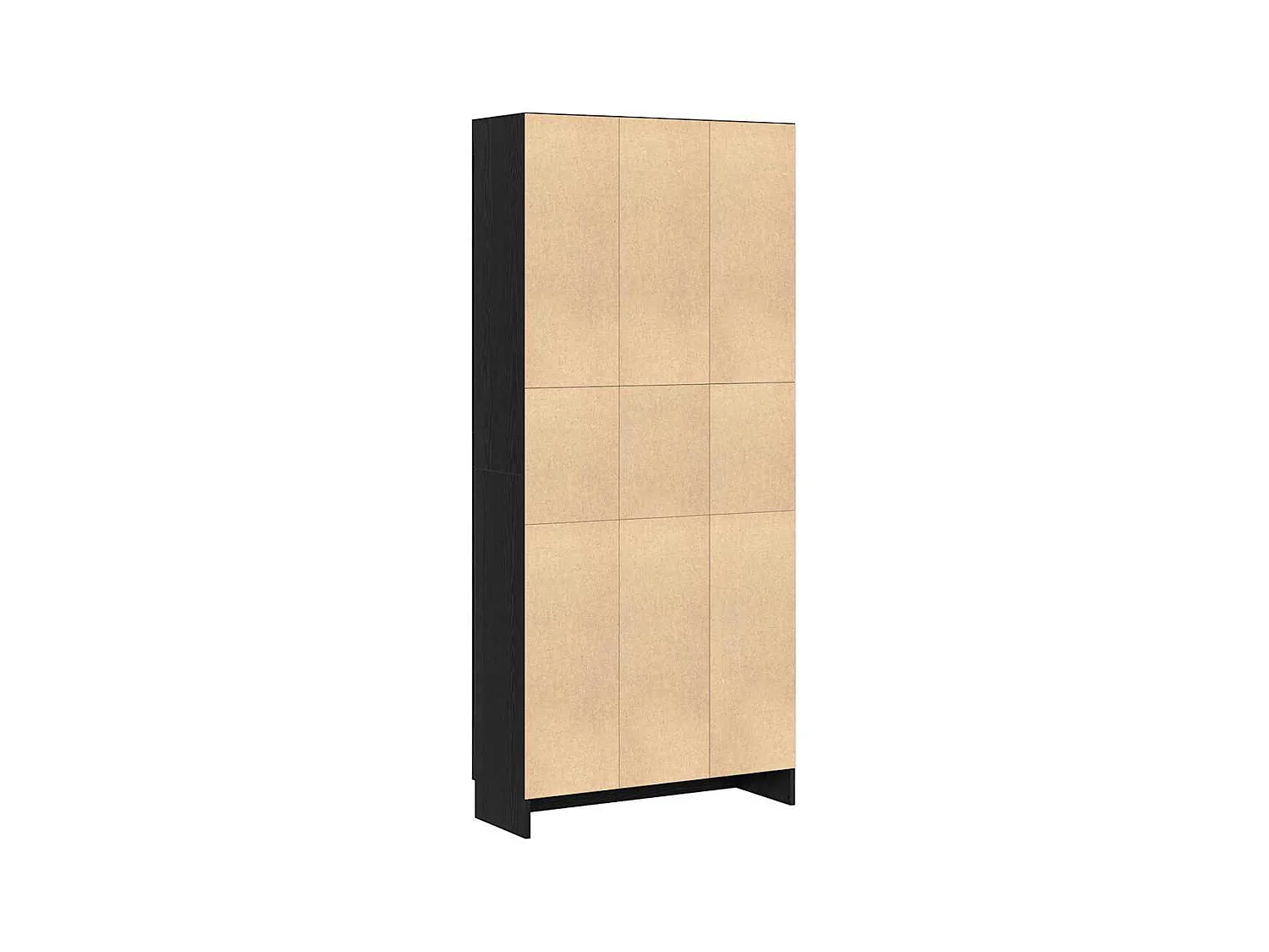 Bibliothèques 2 pcs Chêne Noir 82,5x30,5x185 cm Bois d'ingénierie