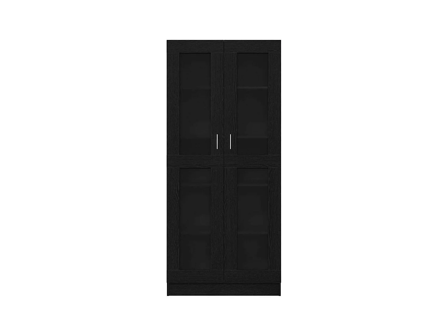 Bibliothèques 2 pcs Chêne Noir 82,5x30,5x185 cm Bois d'ingénierie