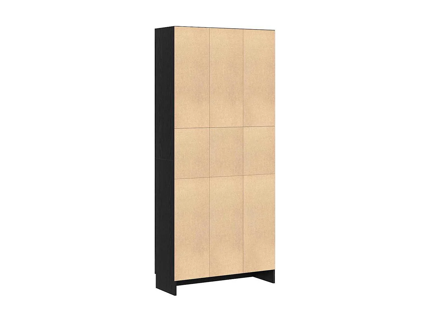 Bibliothèques 2 pcs Chêne Noir 82,5x30,5x185 cm Bois d'ingénierie