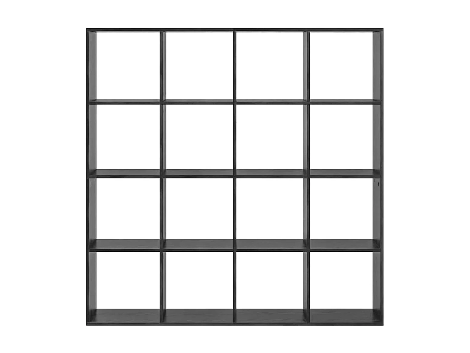 Bibliothèque Chêne noir 137.5 x 29 x 137.5 cm Bois d'ingénierie