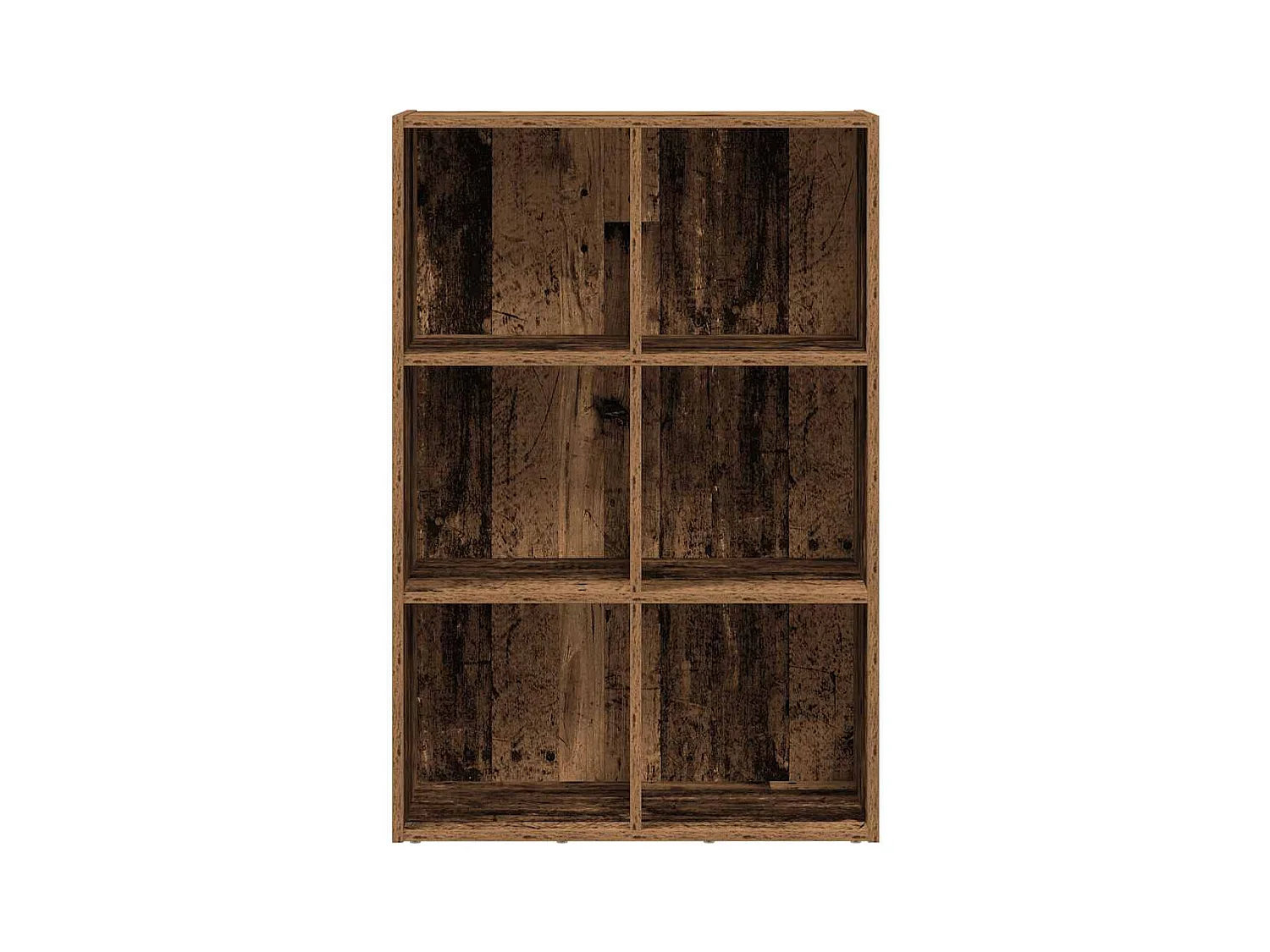 Bibliothèque/Buffet vieux bois 66x30x98 cm bois d'ingénierie
