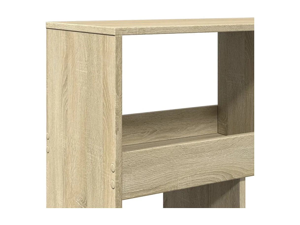 Sonoma eiken boekenkast 100x33x187,5 cm bewerkt hout