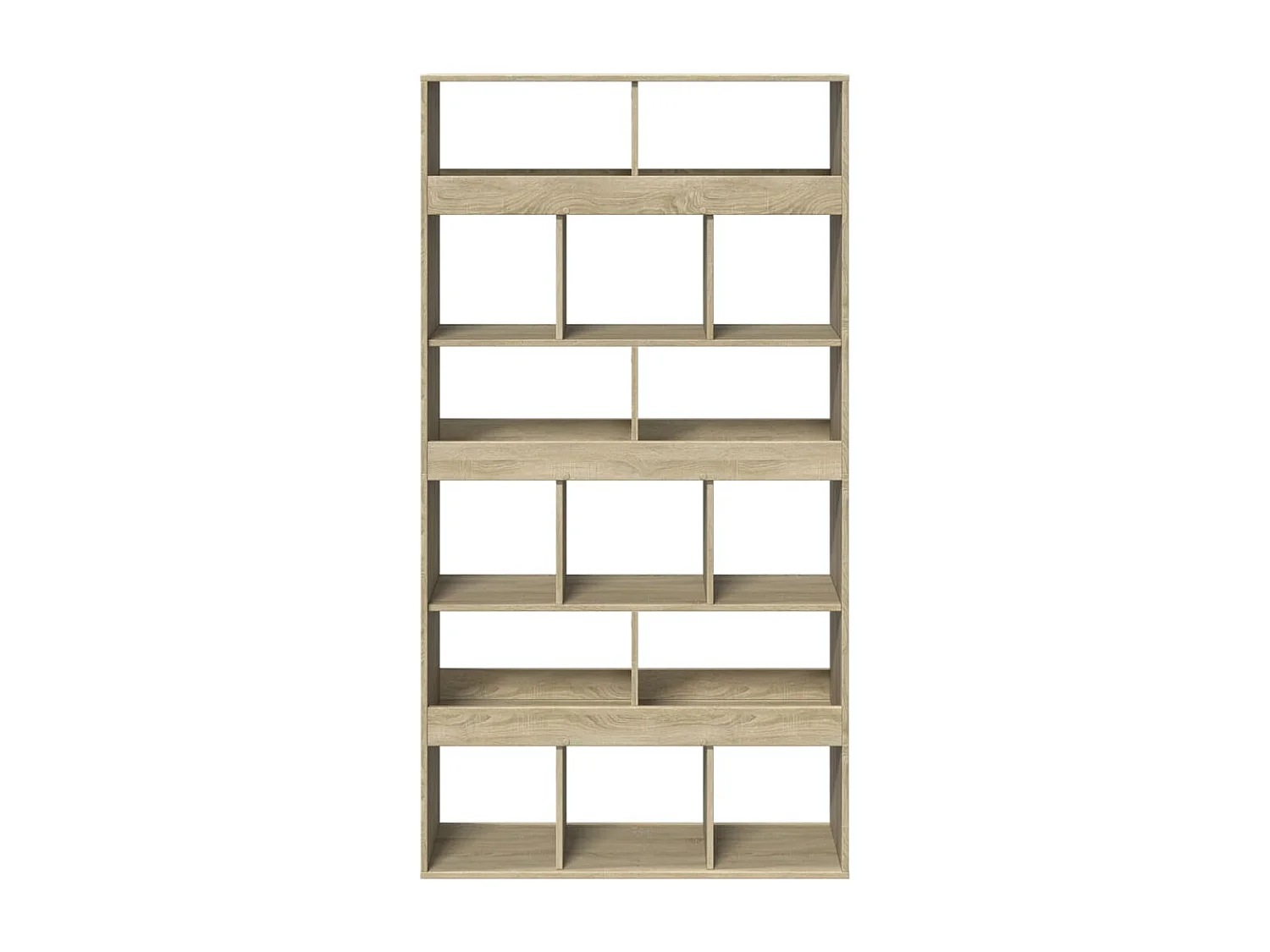 Librería de roble Sonoma 100x33x187,5 cm madera de ingeniería