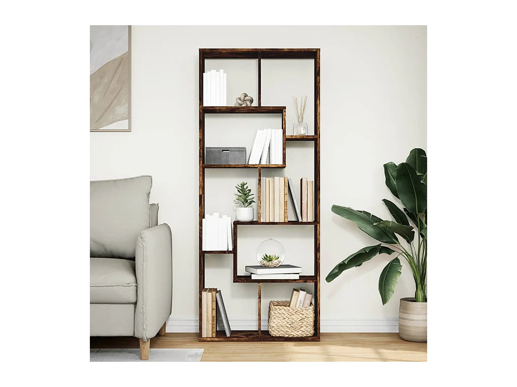 Kamerverdelerplank gerookt eiken 67x25x161,5 cm