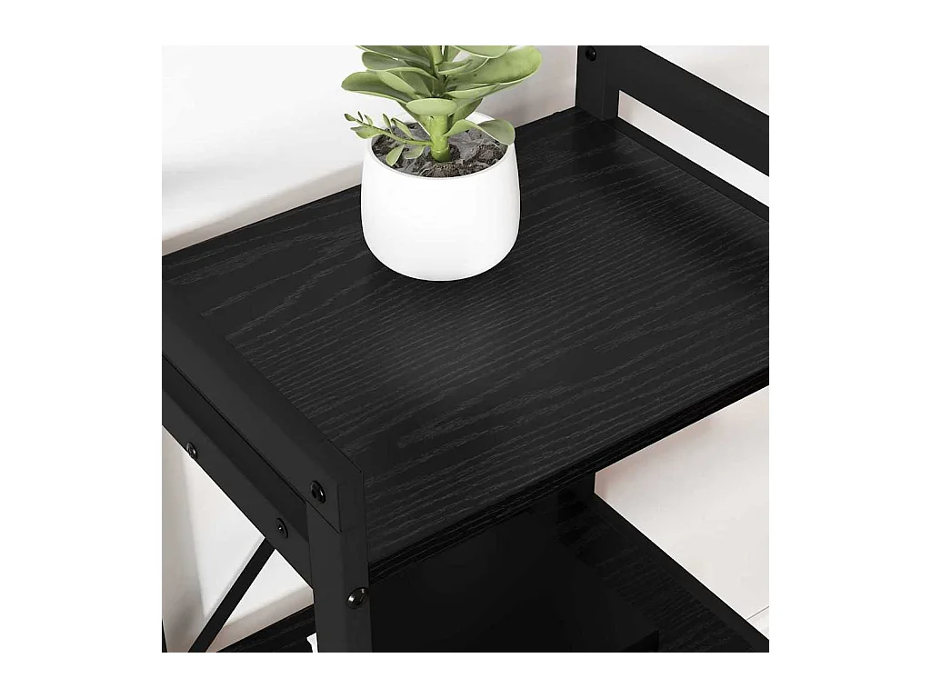 Bibliothèque Chêne noir 40 x 30 x 48.5 cm Bois d'ingénierie