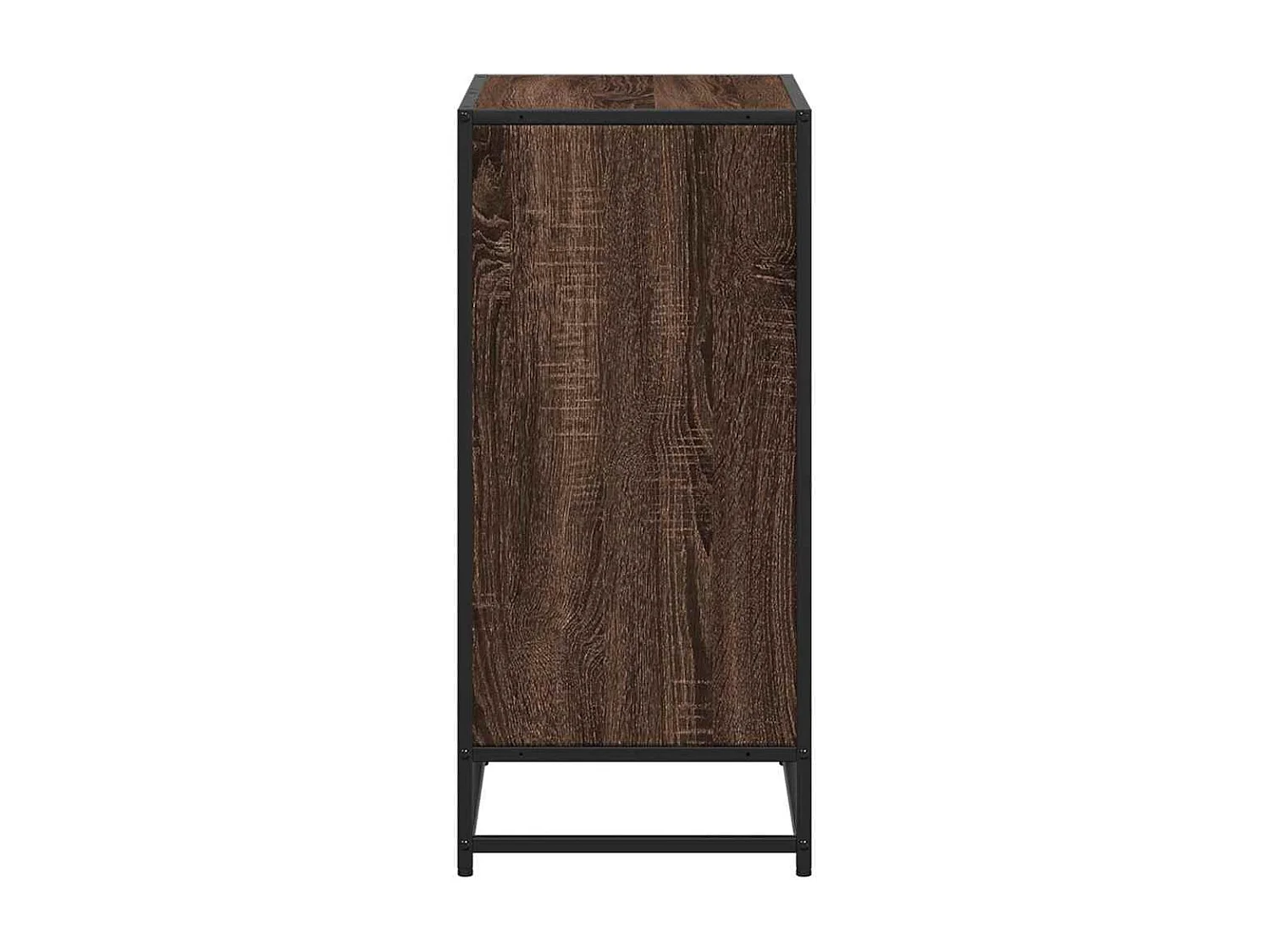 Bibliothèque chêne marron 60x35x76 cm bois d'ingénierie