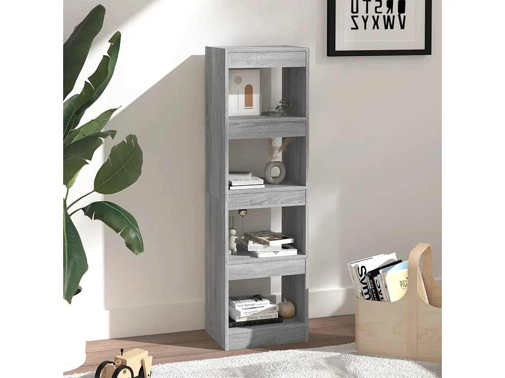 Libreria/divisorio Sonoma Grey 40x30x135 cm