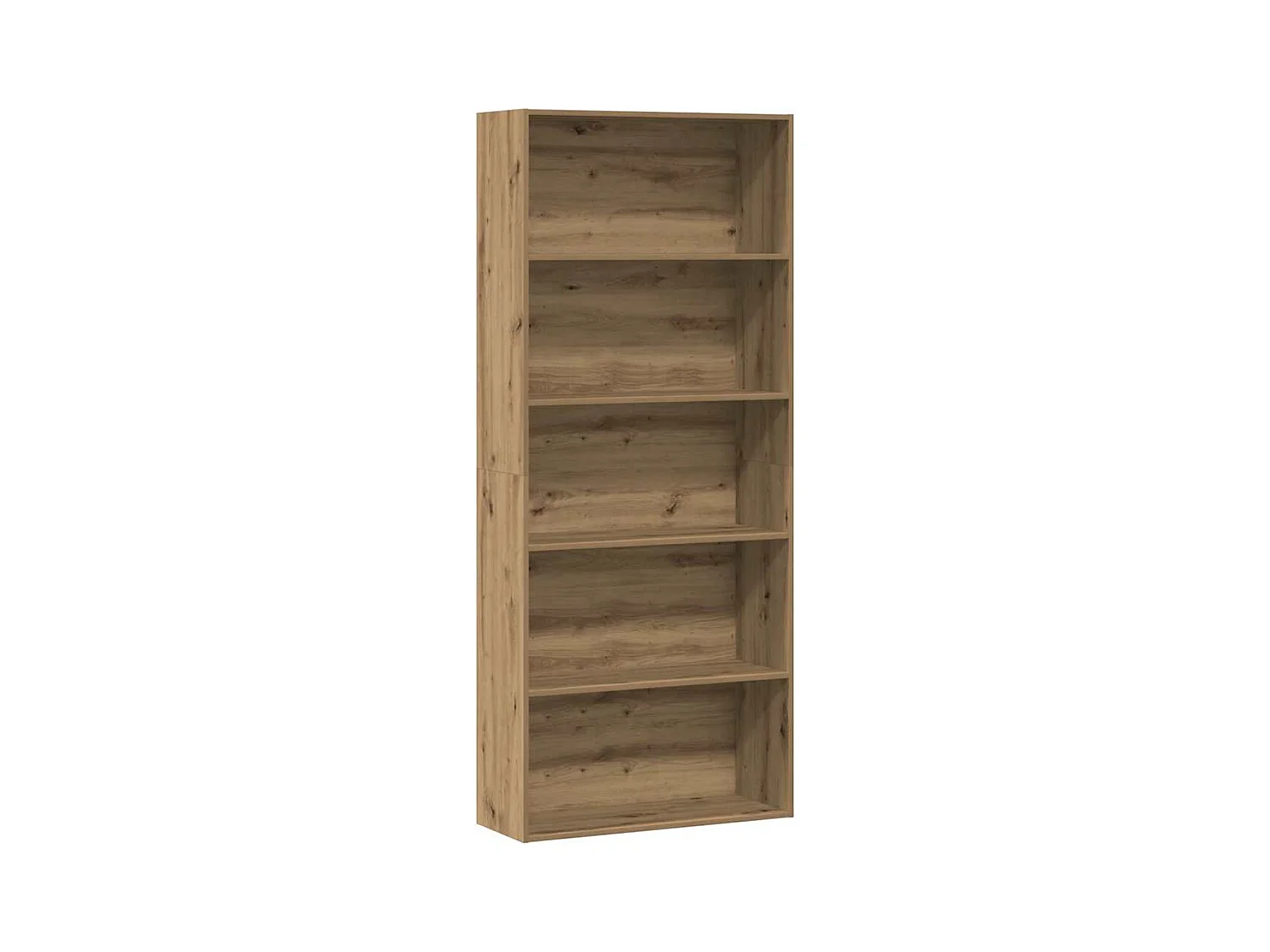 Handgefertigtes Bücherregal aus Eichenholz 80x30x189 cm